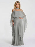 Isabela™ - Conjunto de Gala en Chiffon y Escote Bardot