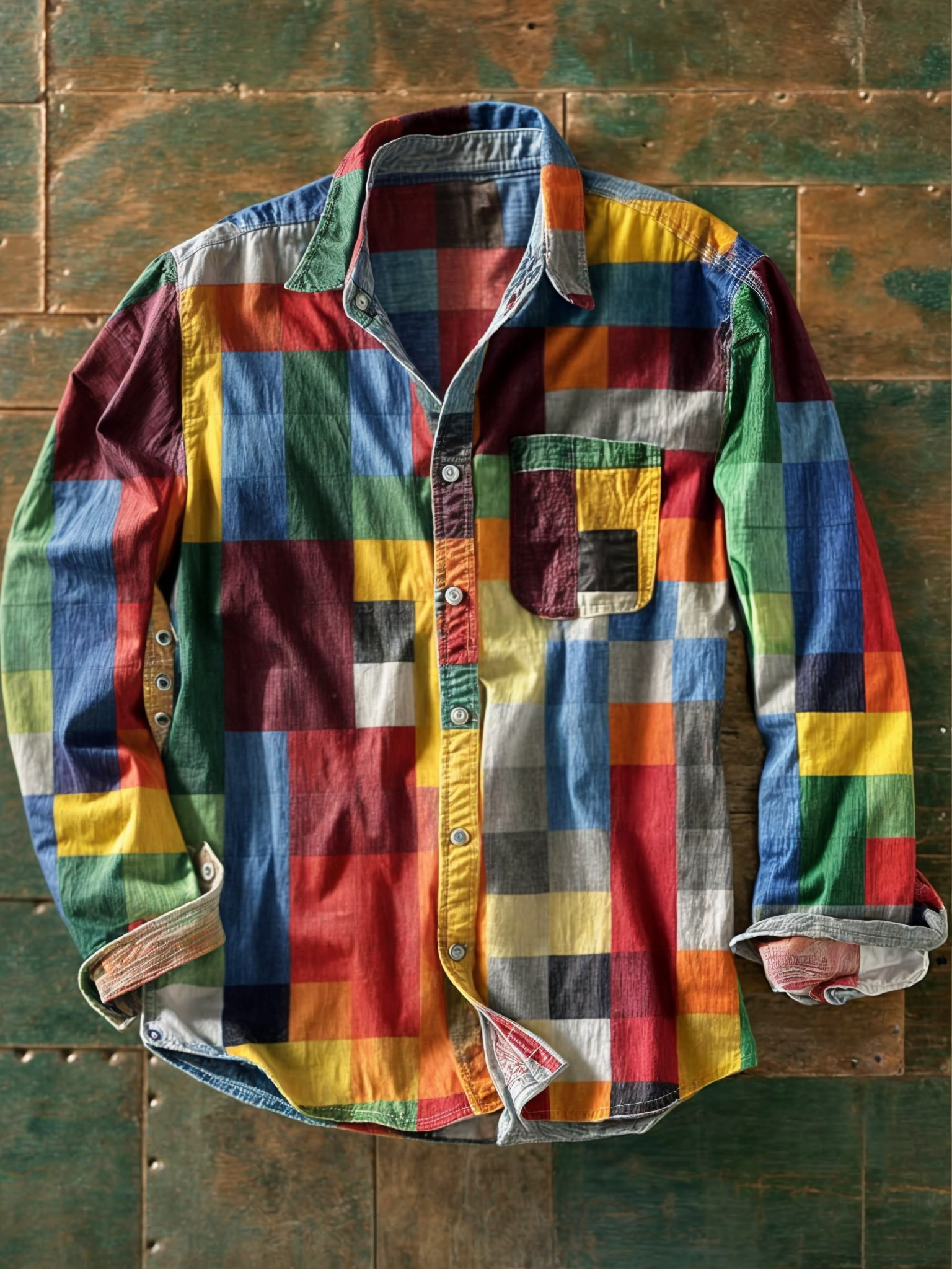 RIVERTON PATCHWORK SHIRT