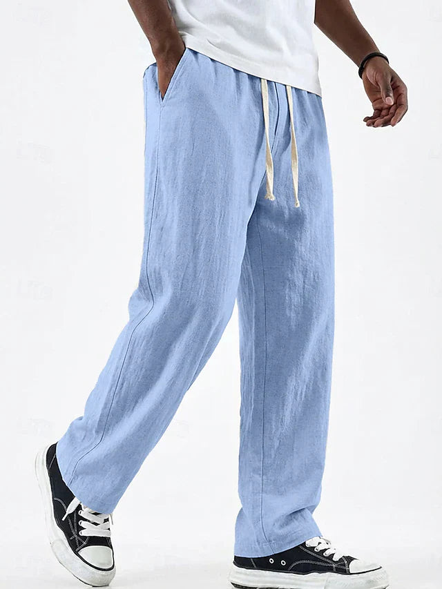 Pantalón POSITANO Lino Puro Corte Holgado