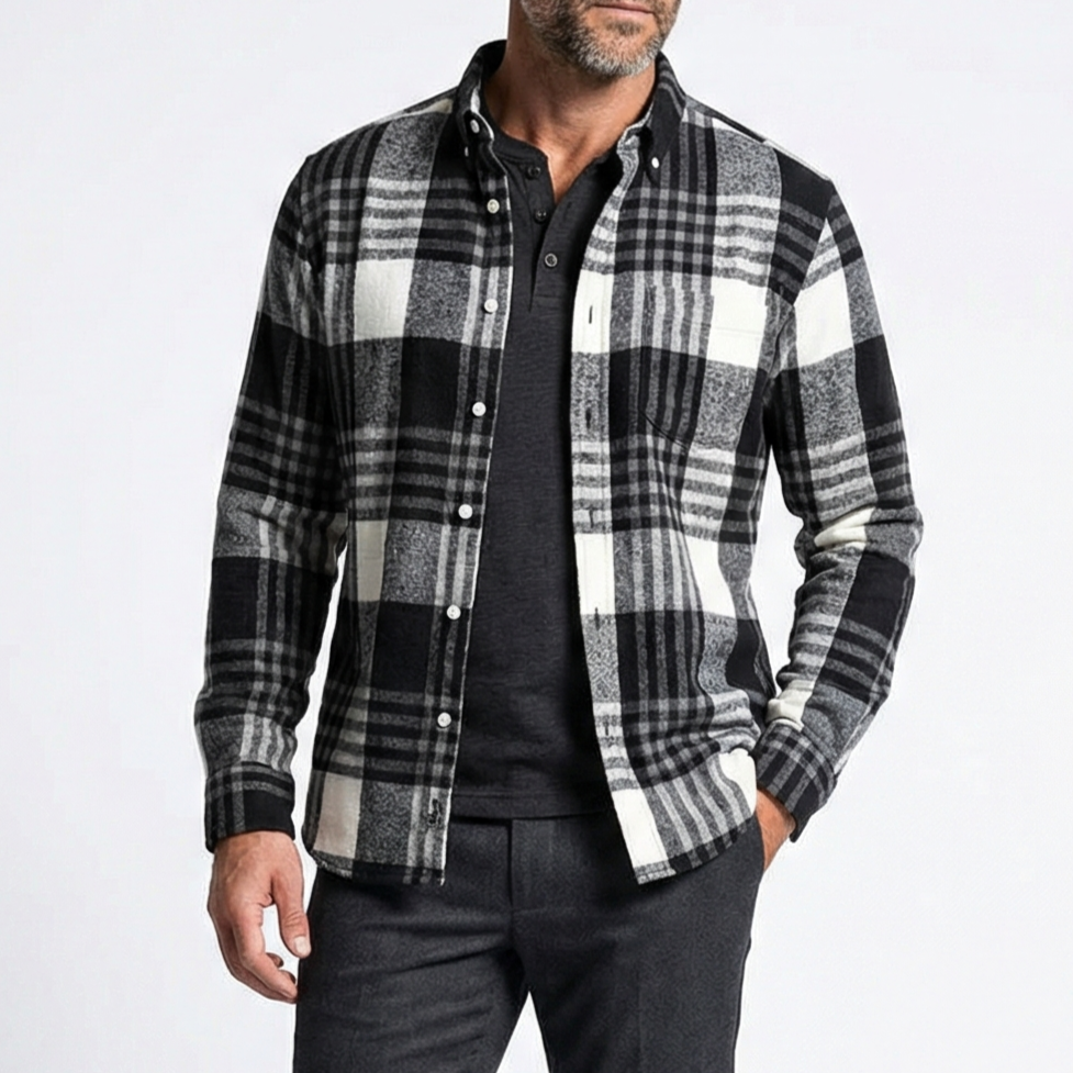 GRAYSON CAMISA FRANELA ALGODÓN