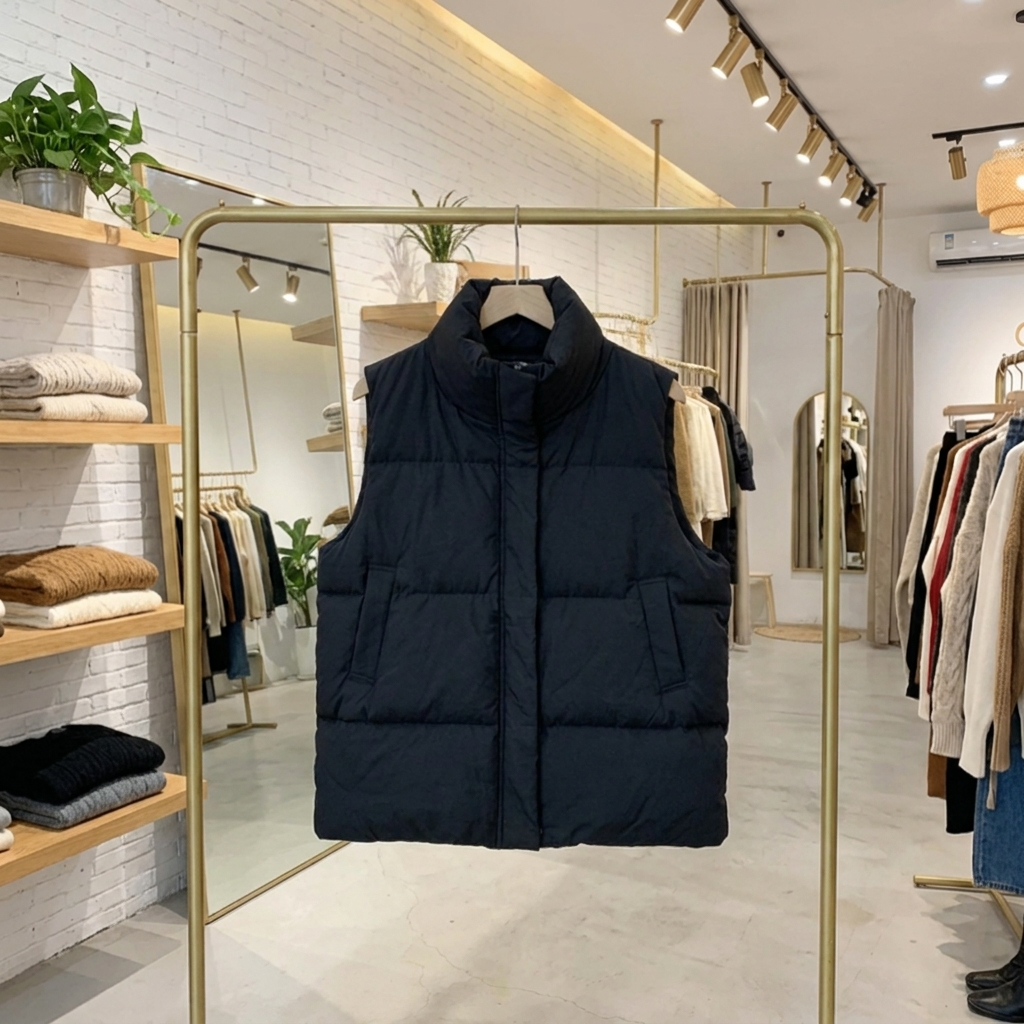 AVELINE SLEEVELESS WINTER COAT