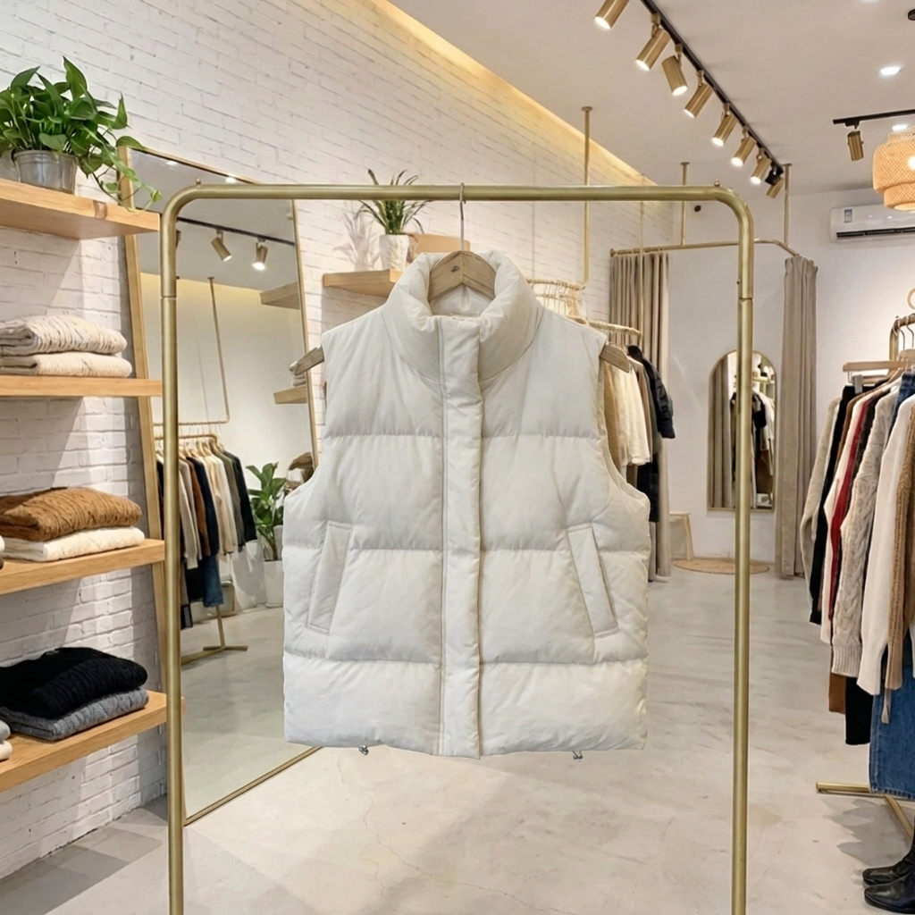 AVELINE SLEEVELESS WINTER COAT