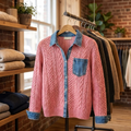 SORRELL MODERN PATCHWORK CARDIGAN