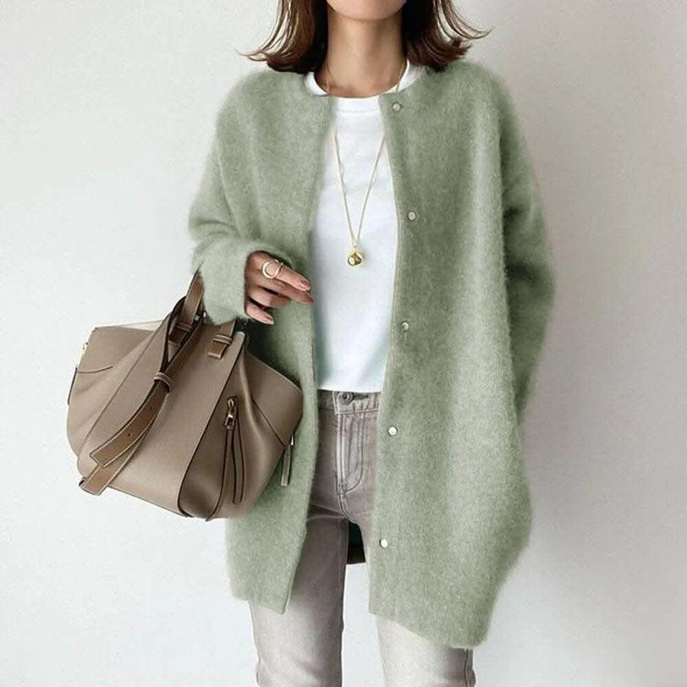 VANNA™ ELEGANT BUTTONED KNIT JACKET
