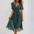 VESTIDO FLUIDO LUNETH EN V