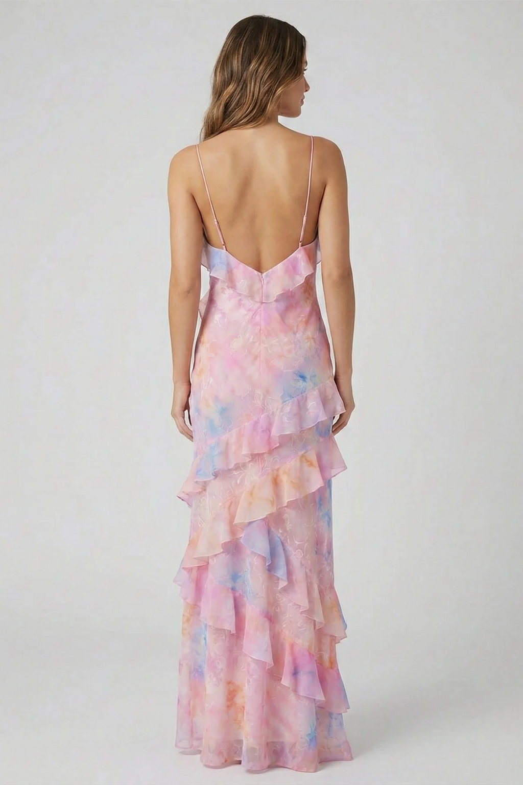 Luna Ethereal | Vestido Maxi de Volantes