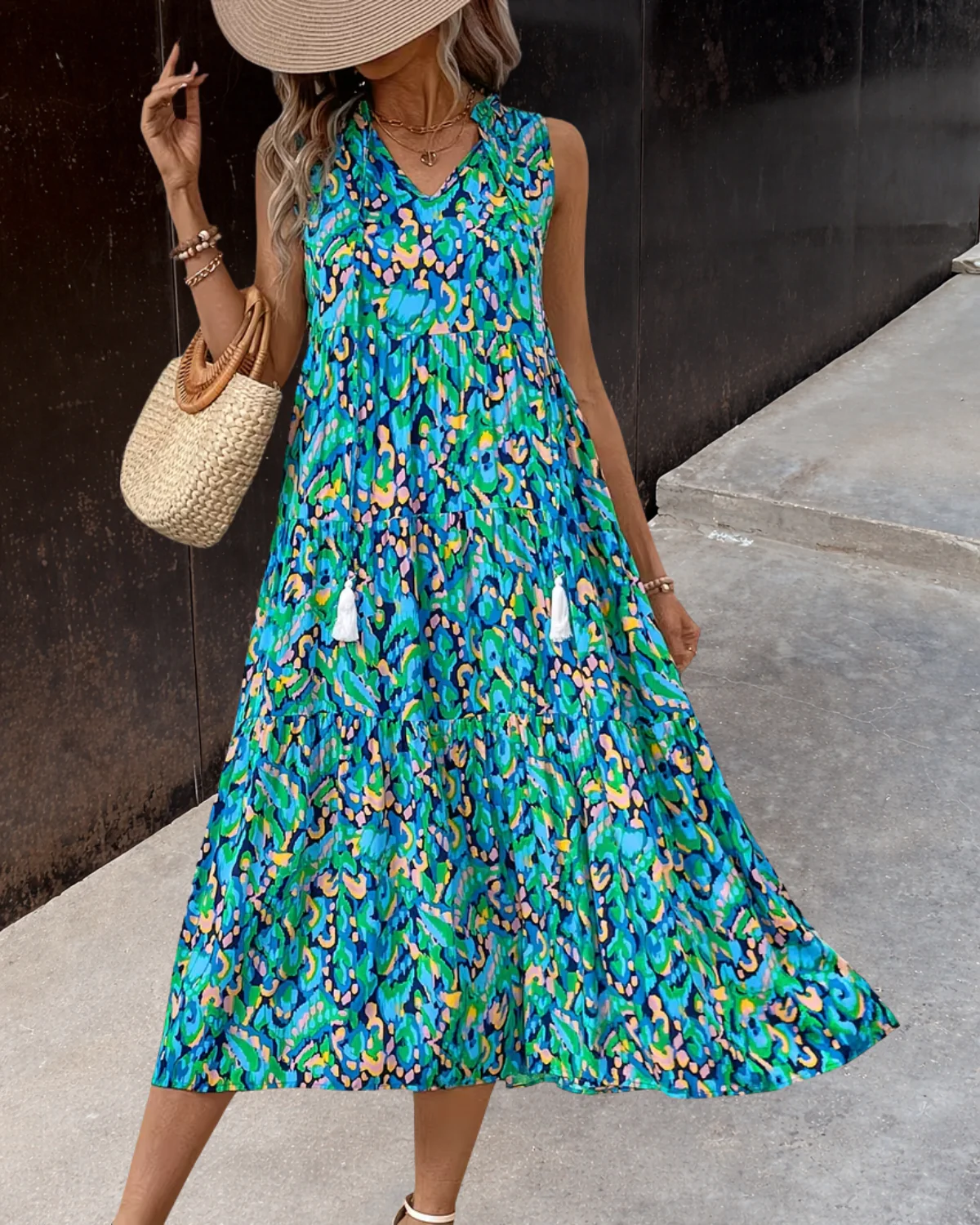 IRENE | Vestido Bohemio con Borlas