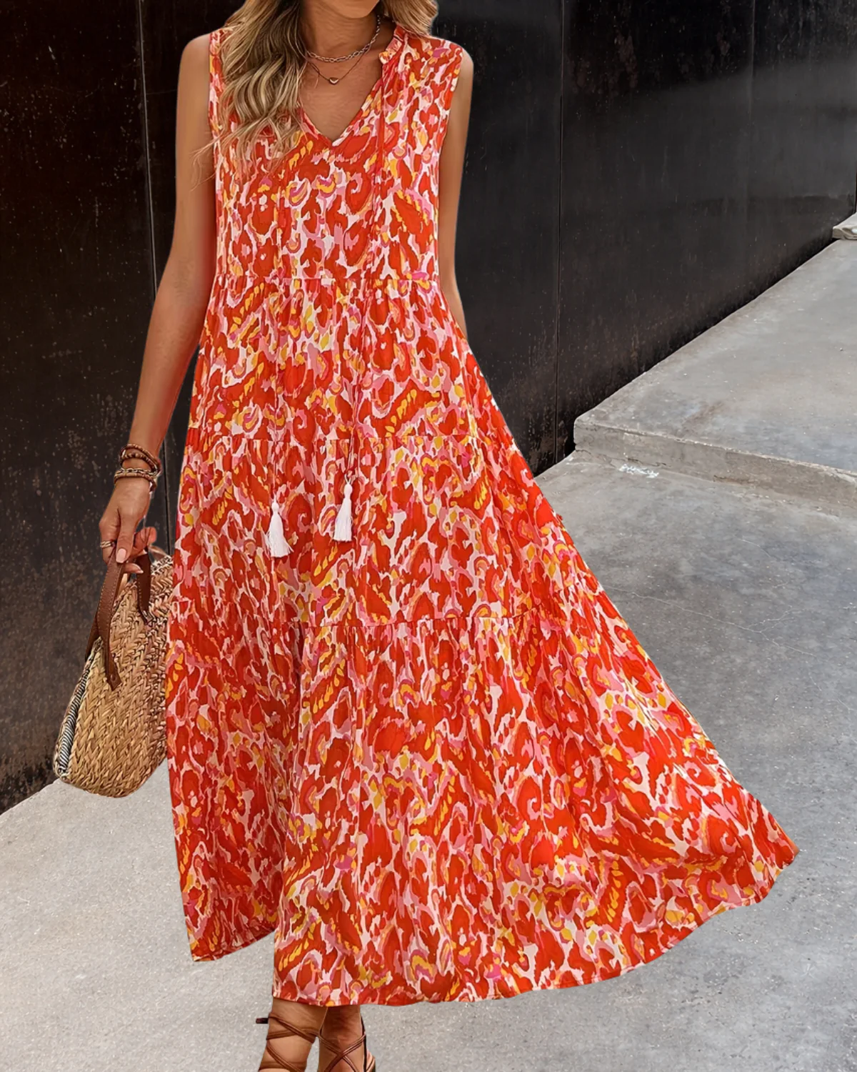 IRENE | Vestido Bohemio con Borlas
