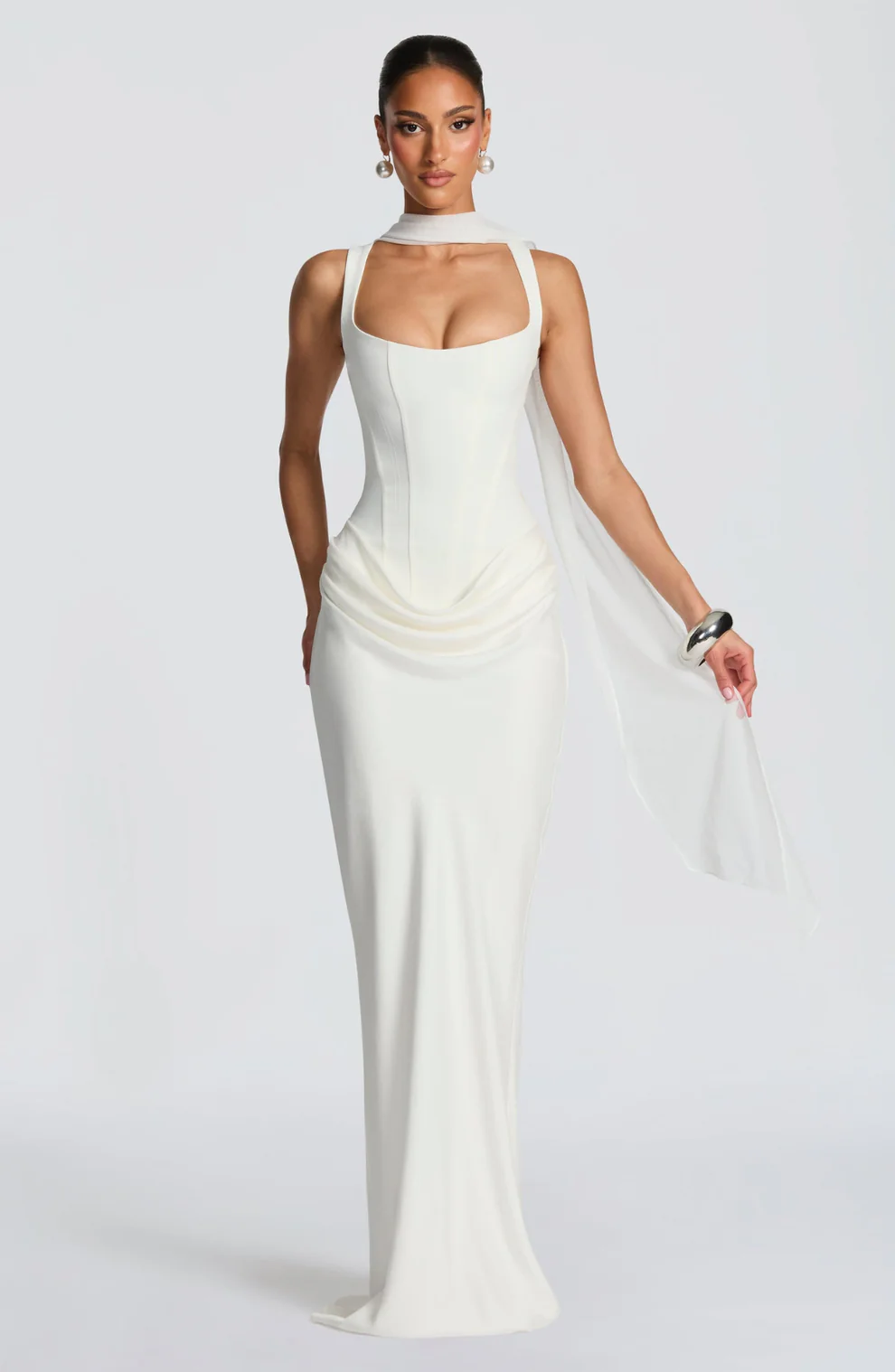Antonella™ - Vestido de Gala en Satén
