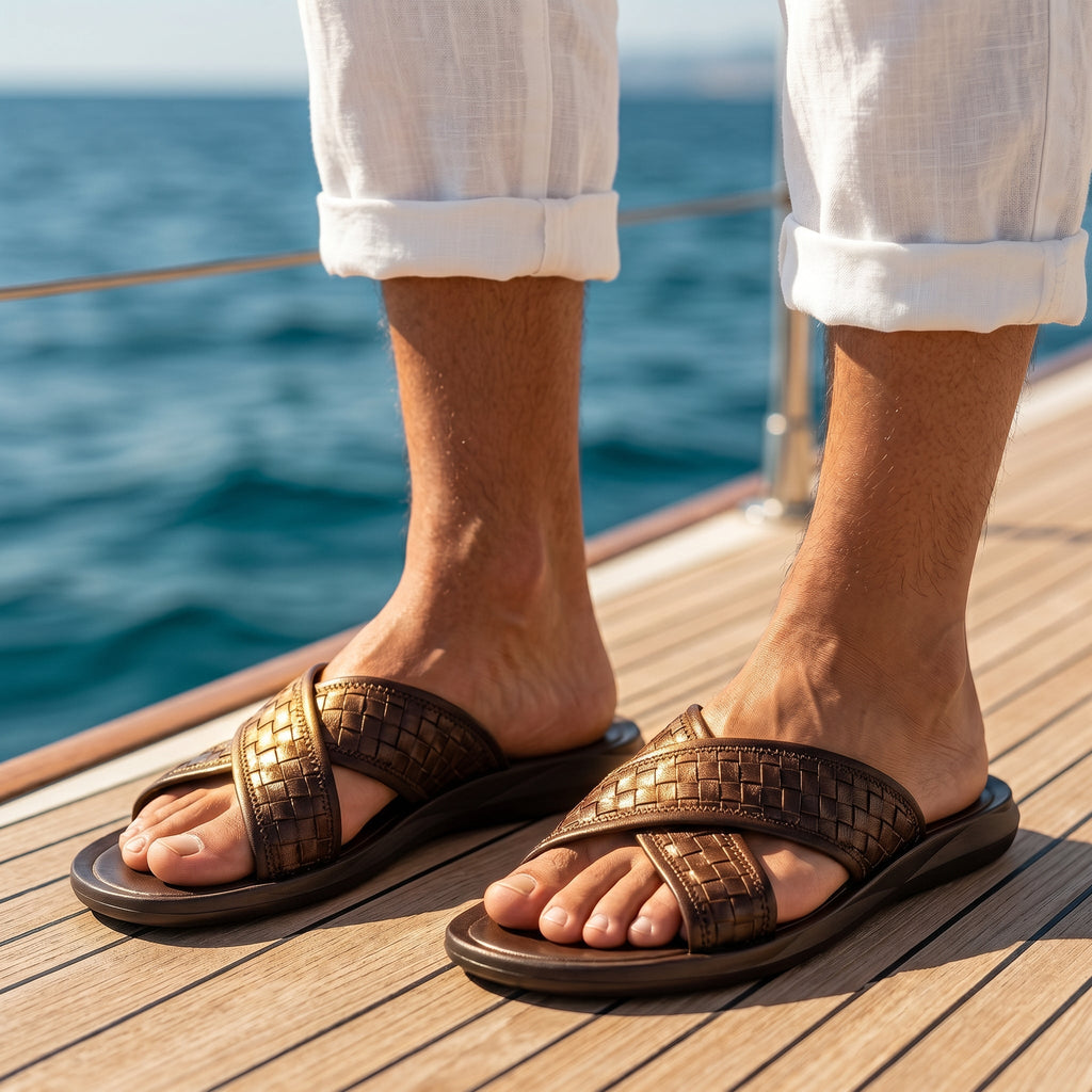BRIONY SOFT LEATHER SANDALS