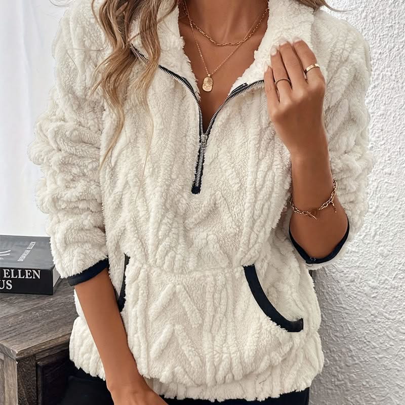 KELORA QUARTER-ZIP SWEATER