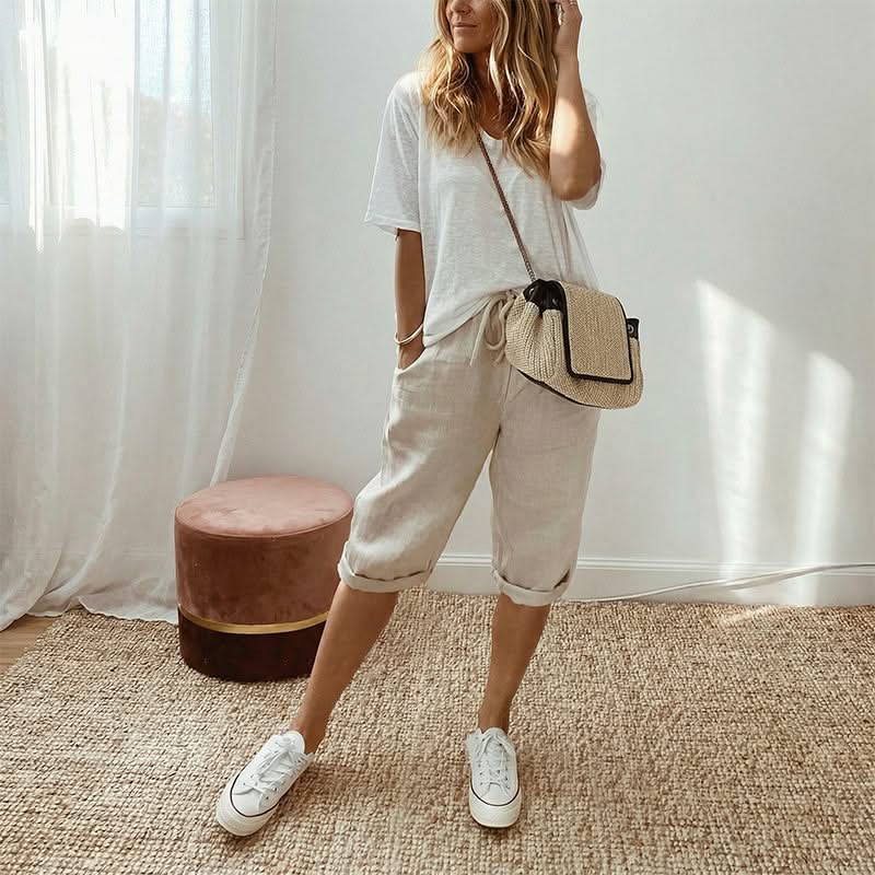 FREYA COMFORT CAPRI TROUSERS