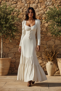 Vienna™ | Vestido Maxi con Botones